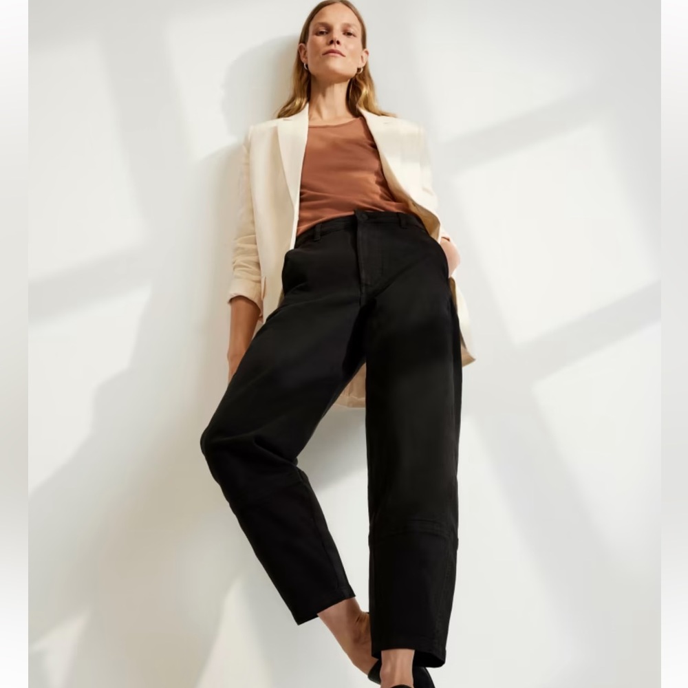 Everlane Barrel Utility Pant Black- Size 10